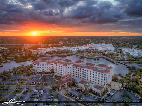 Hilton Garden Inn Sunset Downtown Palm Beach Gardens Florida Hdr Photography By Captain Kimo