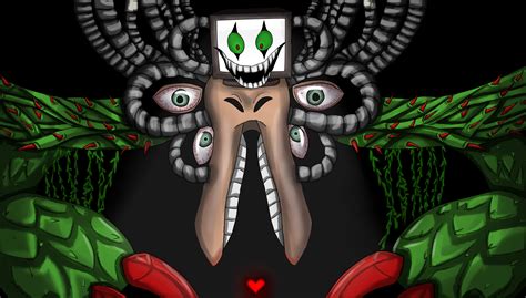 What would happen if flowey was the impostor? Omega Flowey by Nesameiro on DeviantArt