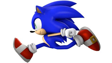 Sonic Running Pose Render By Nikfan01 On Deviantart