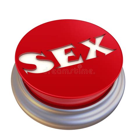 Sex Red Button With Text Stock Illustration Illustration Of Digitally