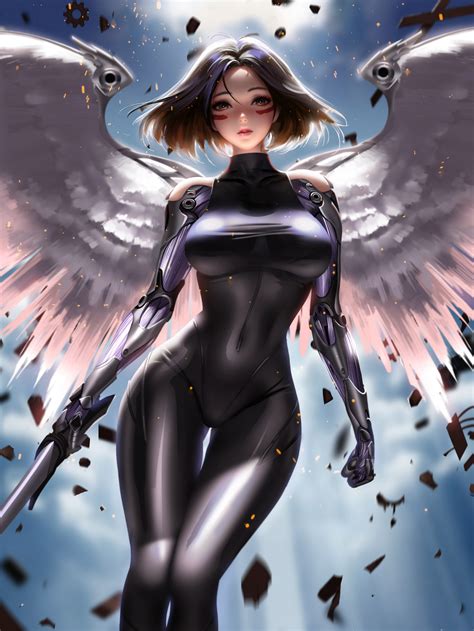 Wallpaper Gunnm Alita Battle Angel Battle Angel Alita Anime Girls Women Fantasy Girl