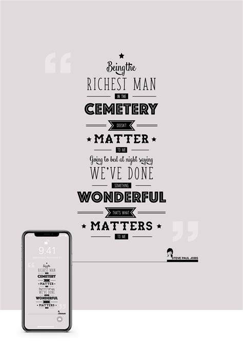Iphone X Wallpaper Free Steve Jobs Quotes On Behance