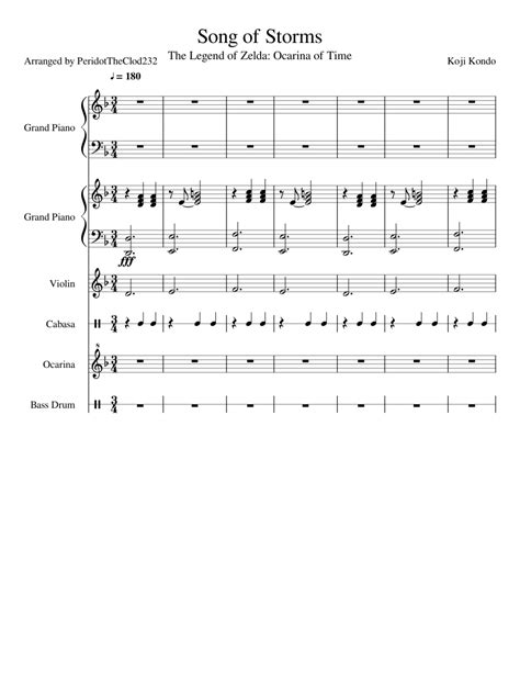 Storms of passion sheet music. Song of Storms sheet music for Piano, Violin, Percussion, Other Woodwinds download free in PDF ...