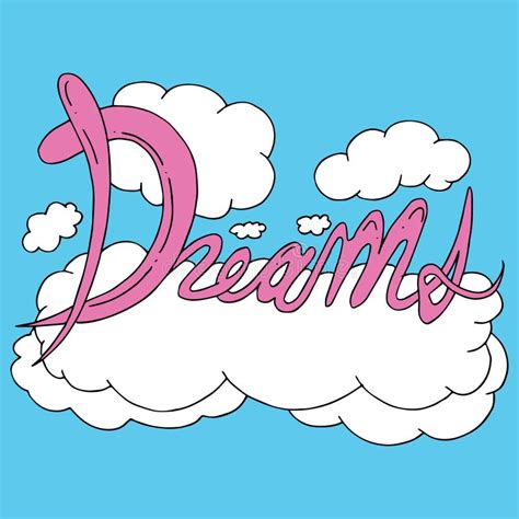 Dreams In The Cloud Stock Vector Illustration Of Clip 41097609