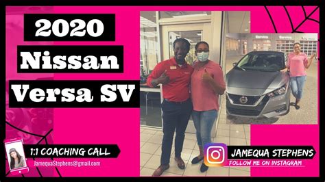 Vlog I Bought My First Car2020 Nissan Versa Sv Jamequa Stephens