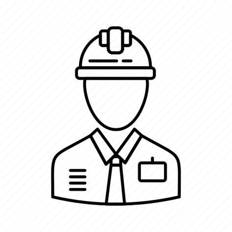 Construction Constructor Engineer Industry Labor Labour Worker Icon
