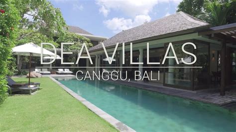 Dea Villas Canggu Bali Youtube