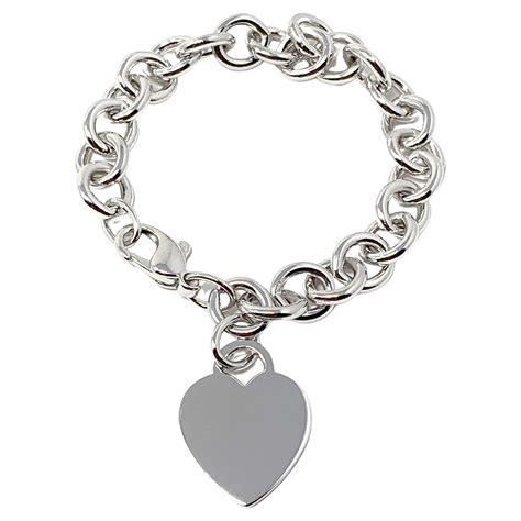 Tiffany And Co Diamond Platinum Heart Bracelet At 1stdibs Heart Bracelet Tiffany And Co