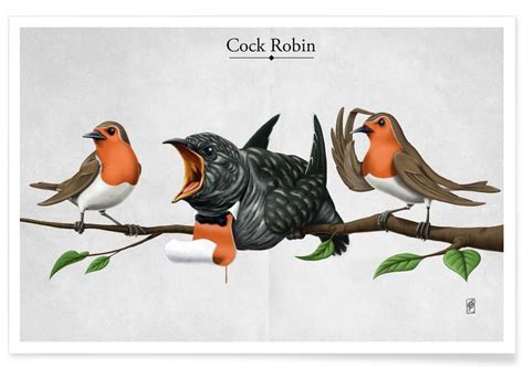Cock Robin Titled Poster Juniqe