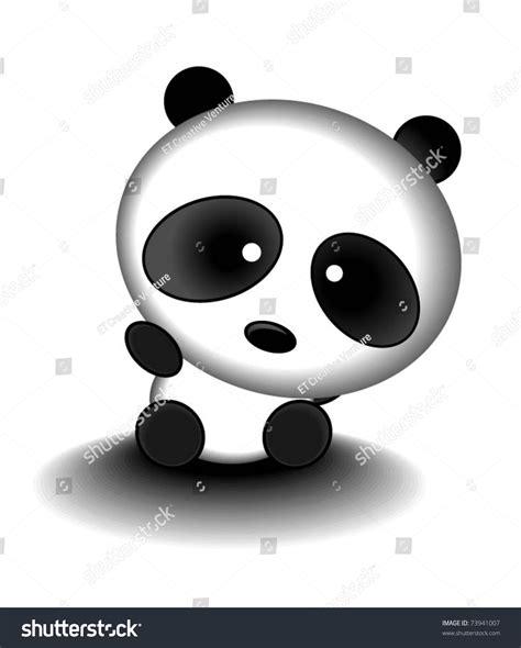 Panda Bear Vector Stock Vector 73941007 Shutterstock