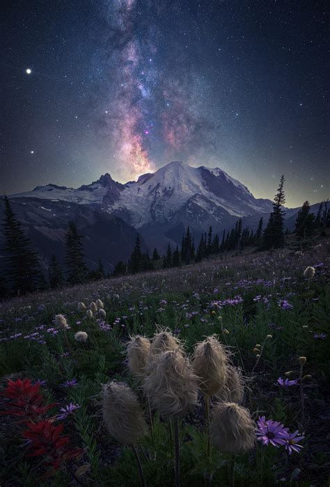 Mountain Nights Mount Rainier National Park Wa 1691x2500 Oc
