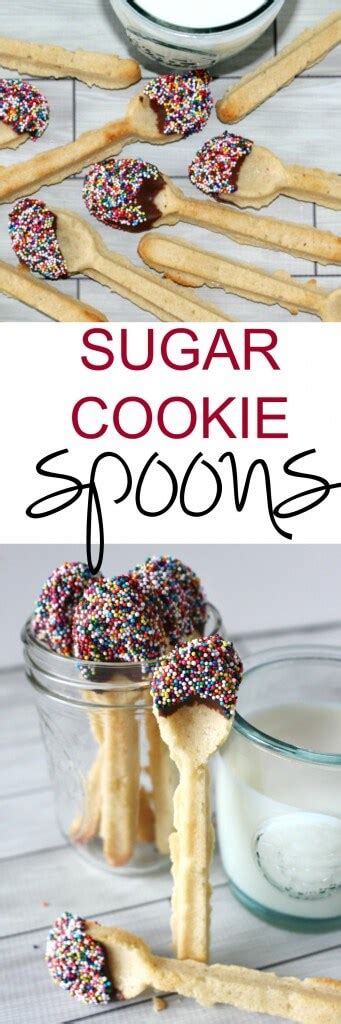 Sugar Cookie Spoons Taking Milk And Cookies To A Whole Other Level