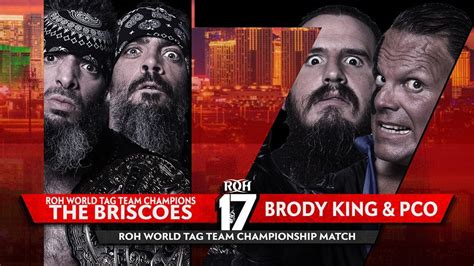 Villain Enterprises Pco And Brody King Vs The Briscoes For The Roh