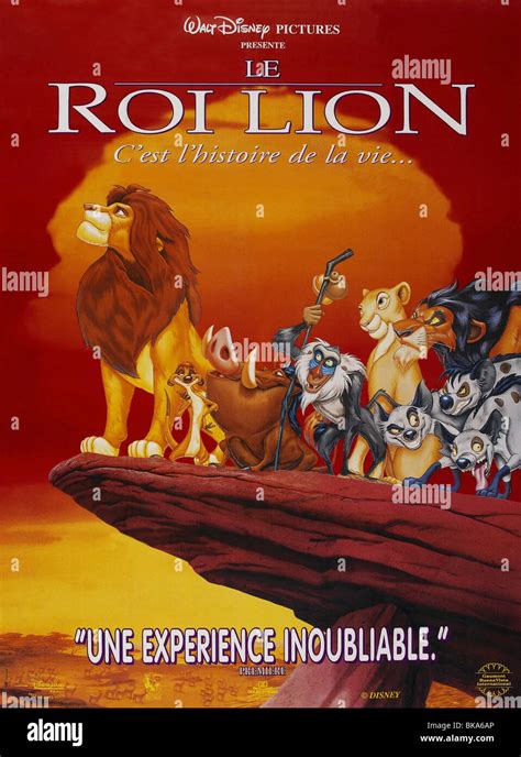 El Rey León Año 1994 Director Roger Allers Robo Minkoff Carteles De