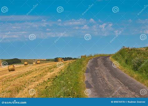 French Rural Country Road Stock Photo Image Of Meadow 89876978