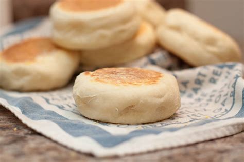 english muffins from scratch served from scratch