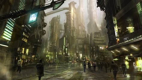 Artstation City Scene