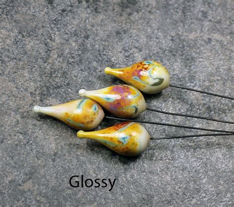 Daydream Handmade Lampwork Glass Headpins Head Pin Elasia Etsy