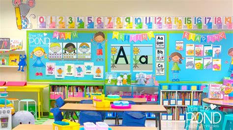 A Bright Happy Classroom Kindergarten Classroom Decor Preschool