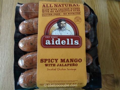 Aidells Spicy Mango With Jalapeno Chicken Sausage