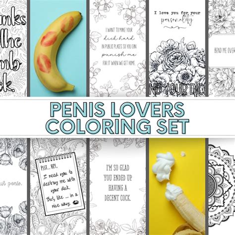 Penis Colouring Book Etsy Israel