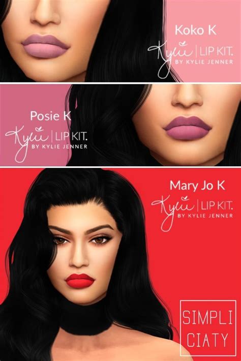 Kylie Lip Kit V2 At Simpliciaty Via Sims 4 Updates Check More At
