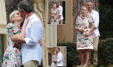 Lady Kitty Spencer 30 And New Husband Michael Lewis 62 Snuggle Up In Intimate Photoshoot