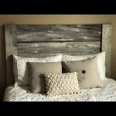 Barnwood Headboard Whitewash Queen Headboard King Headboard