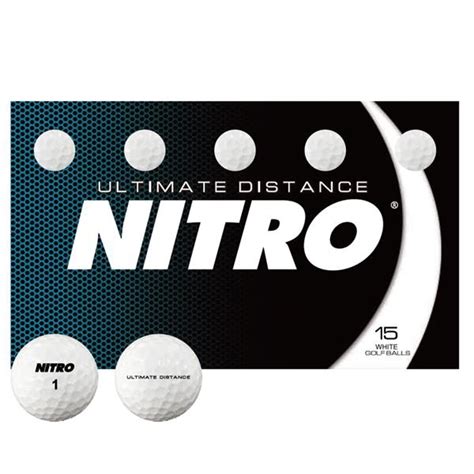 Nitro Ultimate Distance Golf Balls 15 Pack Plum Grove