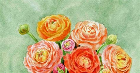 Ranunculus Painting Final Phase