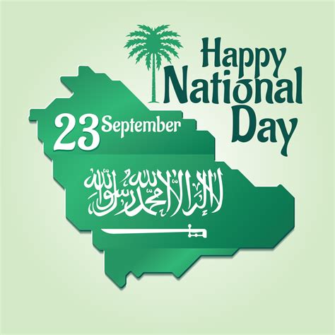 Festa Nazionale Dellarabia Saudita In 23 Settembre Felice Giorno Dell