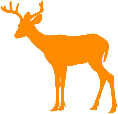 Whitetail Deer Silhouette Free Vector Silhouettes