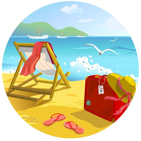 Beach Summer Clip Art Beach Background Png Download 800798 Free