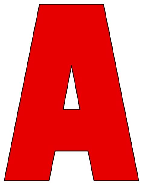 Free Printable Red Alphabet Letters Printable Templates