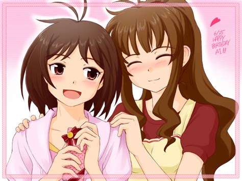 Hidaka Ai And Hidaka Mai Idolmaster And 1 More Drawn By Punto Danbooru