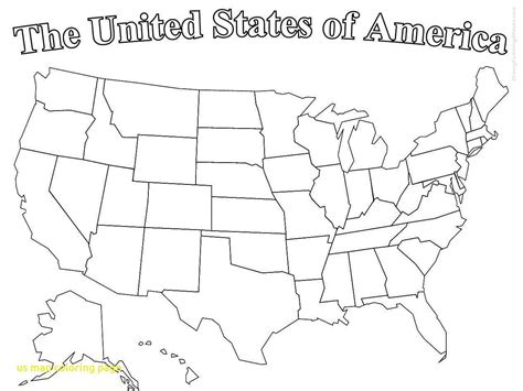 United States Map Coloring Page Pdf Christopher Myersa S Coloring Pages