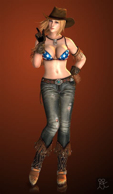 Doa5 Tina Armstrong Cowgirl By Sticklove On Deviantart Comics