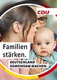 CDU Plakat Bundestagswahl 2021 – Familie – Design Tagebuch