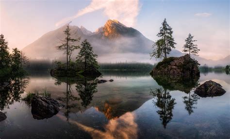 Daniel F Nature Reflection Mountains Water 500px Wallpapers Hd