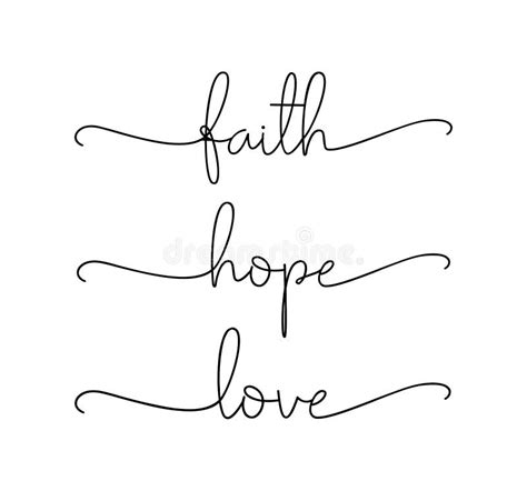 Faith Hope Love Stock Illustrations 26162 Faith Hope Love Stock