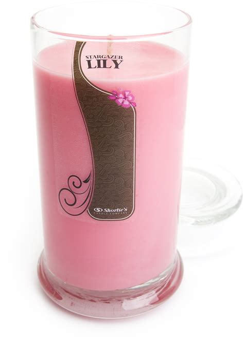 Stargazer Lily Candle Large Pink 165 Oz Highly Scented Jar Candle
