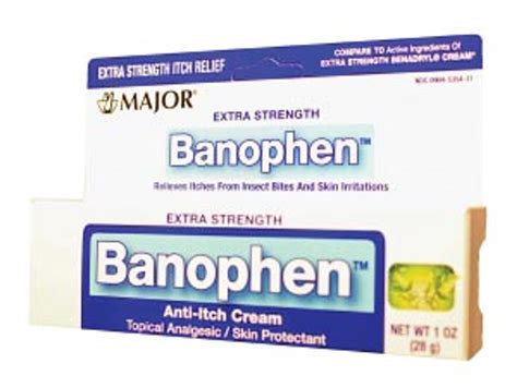 Anti Itch Cream Banophen 30gm Compare To Benadryl Itch Relief