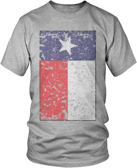 Overd Distressed Texas Flag Texas Pride T Shirt 1860 Seknovelty