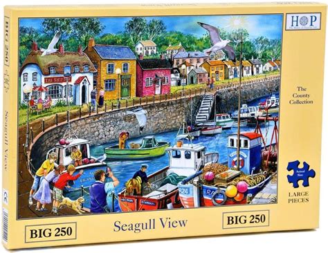 The House Of Puzzles Big 250 Piece Jigsaw Puzzle Seagull View New