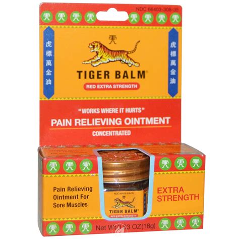 Tiger Balm Extra Strength Pain Relieving Ointment 18 Gm By Tiger Balm