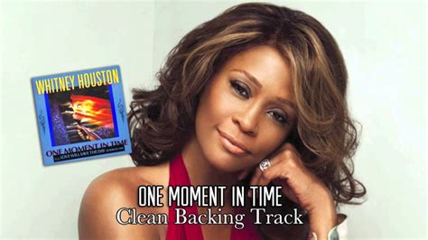 One Moment In Time Whitney Houston Backing Track Instrumental