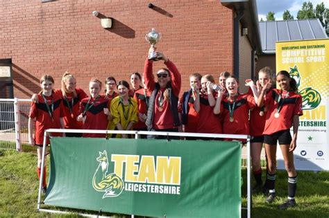 Team Leicestershire Girls Secondary Football Finals Active Together