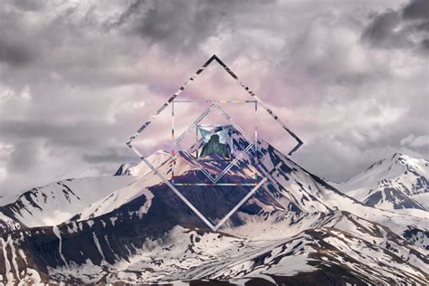 4k Polyscape Mountains Geometry Snow Hd Wallpaper Rare Gallery