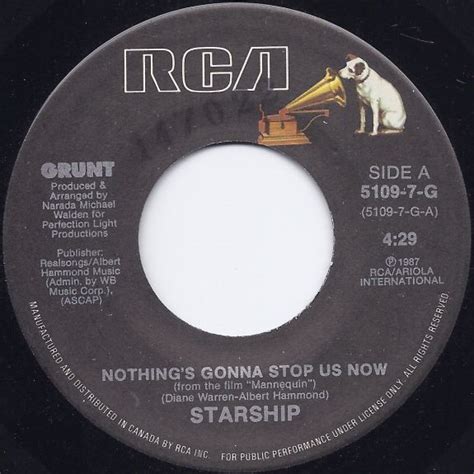 Nothing's gonna stop us now. CKSO AM, FM & TV | Record Labels (45 RPM) | Nothing's ...