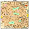 Ladue Missouri Street Map 2939656